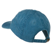 Fishing Fly Embroidered Washed Cap