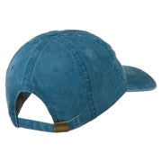 Fishing Fly Embroidered Washed Cap