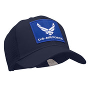 US Air Force Small Wings Patched Cotton Mesh Cap