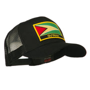 South America Flag Letter Patched Mesh Cap