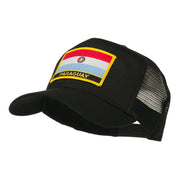 South America Flag Letter Patched Mesh Cap