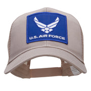 US Air Force Small Wings Patched Cotton Mesh Cap