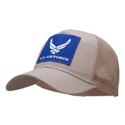 US Air Force Small Wings Patched Cotton Mesh Cap