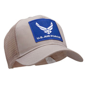 US Air Force Small Wings Patched Cotton Mesh Cap