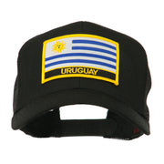 South America Flag Letter Patched Mesh Cap