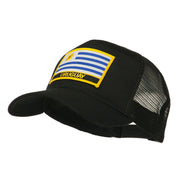 South America Flag Letter Patched Mesh Cap