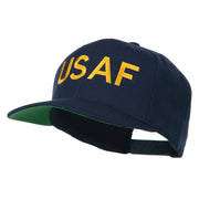 USAF Military Embroidered Flat Bill Cap