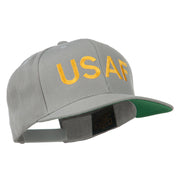 USAF Military Embroidered Flat Bill Cap