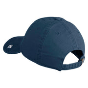 Twelfth Air Force Veteran Embroidered Washed Solid Pigment Dyed Cotton Twill Brass Buckle Cap - Navy OSFM