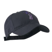 Female Golfer Outline Embroidered Cap