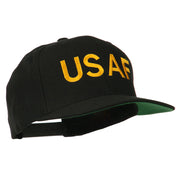 USAF Military Embroidered Flat Bill Cap