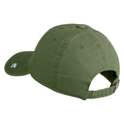 Twelfth Air Force Veteran Embroidered Washed Solid Pigment Dyed Cotton Twill Brass Buckle Cap - Olive OSFM