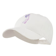 Female Golfer Outline Embroidered Cap