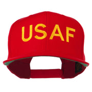 USAF Military Embroidered Flat Bill Cap