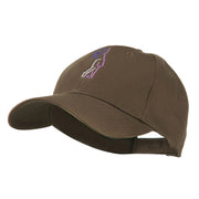 Female Golfer Outline Embroidered Cap