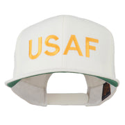 USAF Military Embroidered Flat Bill Cap