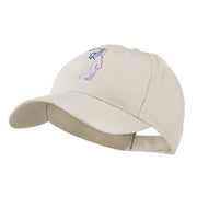 Female Golfer Outline Embroidered Cap