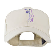 Female Golfer Outline Embroidered Cap