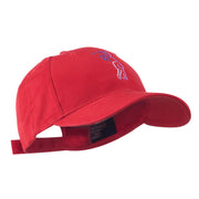 Female Golfer Outline Embroidered Cap