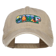 Camping Fun Patch Washed Cap