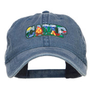 Camping Fun Patch Washed Cap