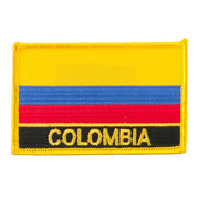 South America Flag with Name Embroidered Patch