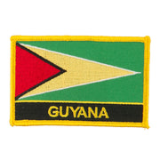 South America Flag with Name Embroidered Patch