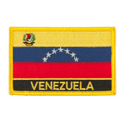 South America Flag with Name Embroidered Patch