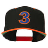 Arial Number 3 Embroidered Classic Two Tone Cap