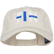 Finland FIN Flag Embroidered Low Profile Cap