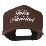 Feliz Navidad Christmas Embroidered Cap