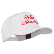 Feliz Navidad Christmas Embroidered Cap