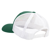 Licensed US Navy Seabee Retired Embroidered Contrast Trucker Cap - Evergreen-White OSFM