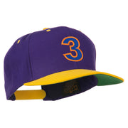 Arial Number 3 Embroidered Classic Two Tone Cap