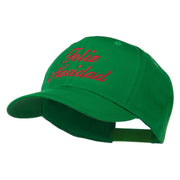 Feliz Navidad Christmas Embroidered Cap