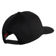 Combat Infantryman Patched Solid Cotton Twill Pro Style Cap - Black OSFM