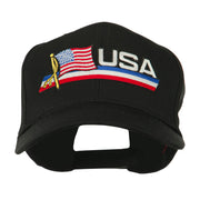 Flag and Name Patched Cap