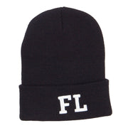 FL Florida State Embroidered Cuff Beanie