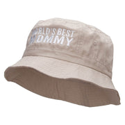 World's Best Mommy Embroidered Bucket Hat