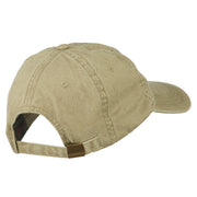 Father of the Year Embroidered Washed Cap