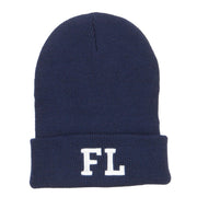 FL Florida State Embroidered Cuff Beanie