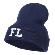 FL Florida State Embroidered Cuff Beanie