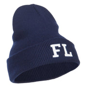 FL Florida State Embroidered Cuff Beanie