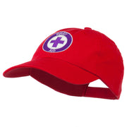 First Aid Logo Embroidered Pigment Dyed Cotton Cap