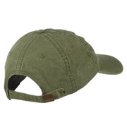 Father of the Year Embroidered Washed Cap