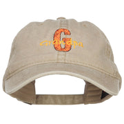 G for Grandpa Embroidered Washed Cap