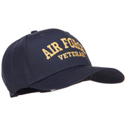 Air Force Veteran Letters Embroidered Cotton Cap