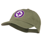 First Aid Logo Embroidered Pigment Dyed Cotton Cap