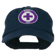 First Aid Logo Embroidered Pigment Dyed Cotton Cap