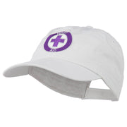 First Aid Logo Embroidered Pigment Dyed Cotton Cap